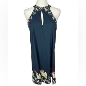 💜 5/$20 Floral Halter Dress with Keyhole Detail Size S